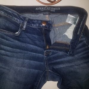 AE super low rise jeggings